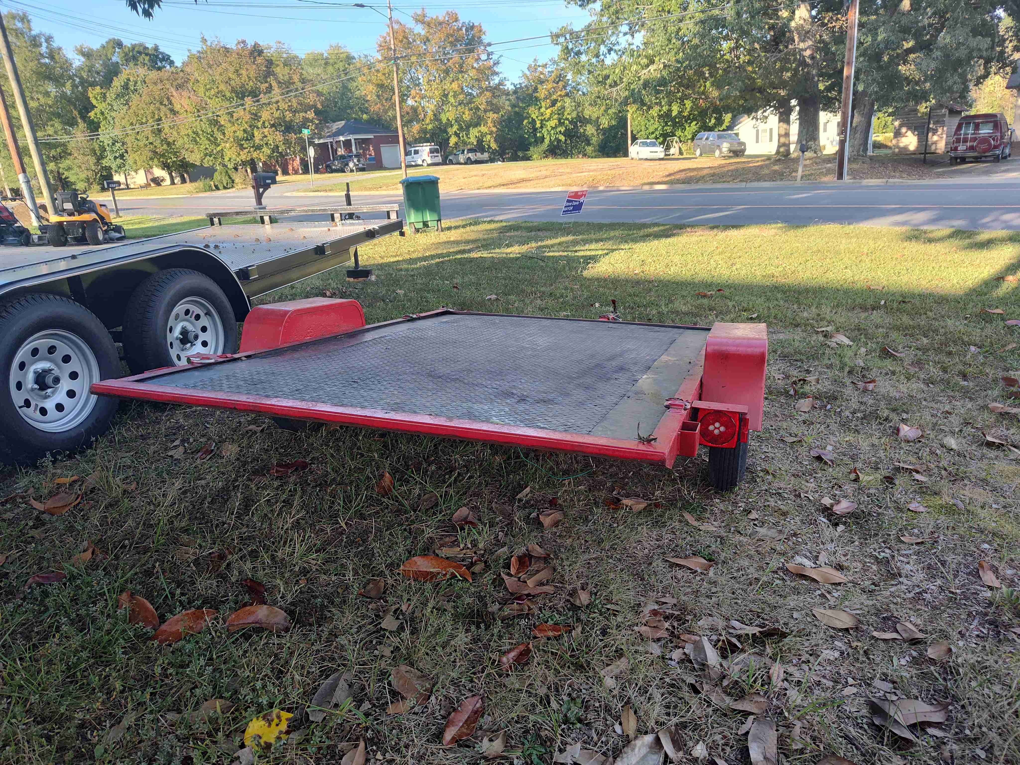 Unknown Steel Deck Tilt Trailer 64"x94" – For rent in Denton, North Carolina – Denton Turf | RNTR.com – Image 2 of 6