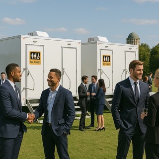 Mr. Clean Luxury Restroom Trailer – For rent in Springfield, Ohio – Mr. Clean Portable Toilets | RNTR.com – Image 5 of 5