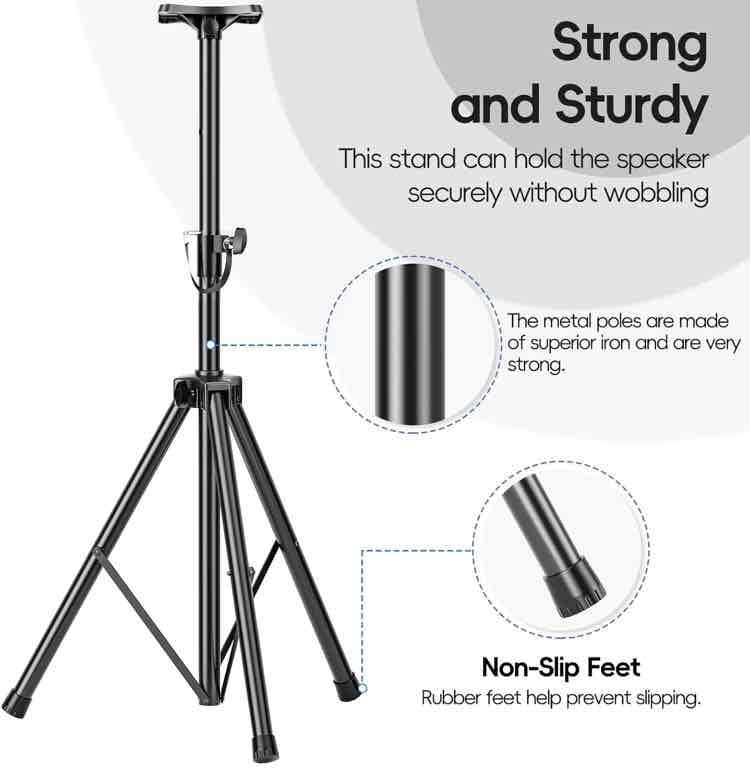 emart Speaker Stands (pair) – For rent in State College, Pennsylvania – Happy Valley Equipment Rentals | RNTR.com – Image 2 of 2