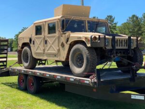 Generic 20ft (2ft dove) Solid Wood Deck Equipment Hauler - 10K Capacity – For rent in Norcross, Georgia – SKYLINE RENTALS | RNTR.com – Image 2 of 2