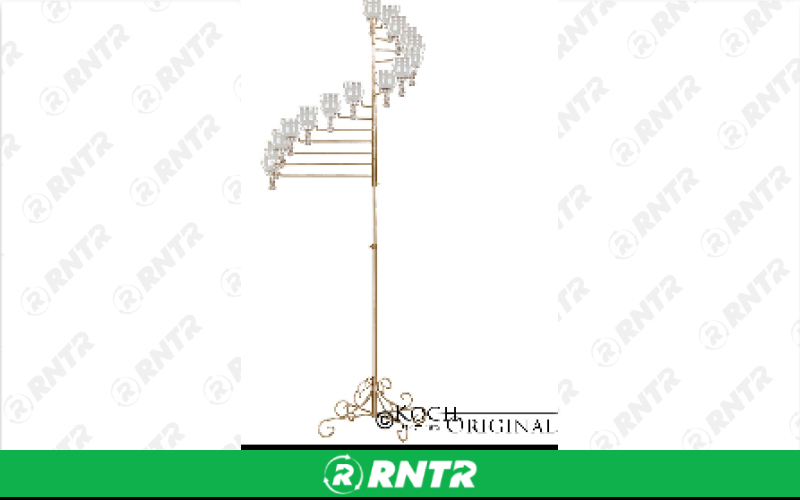 Generic 10 Light Teardrop Spiral - Bronze Leather (Pair) – For rent in Hiram, Georgia – Unlimited Party Rental | RNTR.com – Image 1 of 1