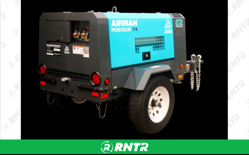 Generic 100 CFM DIESEL COMPRESSOR W/50' AIR HOSE – For rent in Johnson City, Tennessee – East Tennessee Rent-Alls | RNTR.com – Image 2 of 2