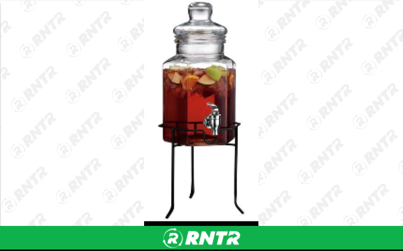Generic 1.5 Gallon Glass Beverage Server – For rent in Hiram, Georgia – Unlimited Party Rental | RNTR.com – Image 1 of 1