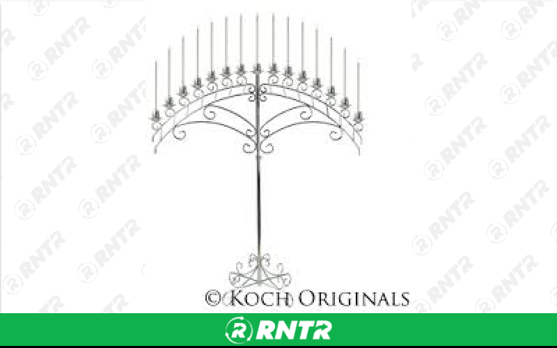 Generic 15 Light Arch Candelabra - Bronze Leather (Pair) – For rent in Hiram, Georgia – Unlimited Party Rental | RNTR.com – Image 1 of 1