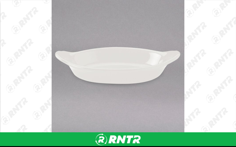 Generic 15 oz Oval Au Gratin Dish - Ivory – For rent in Hiram, Georgia – Unlimited Party Rental | RNTR.com – Image 1 of 1