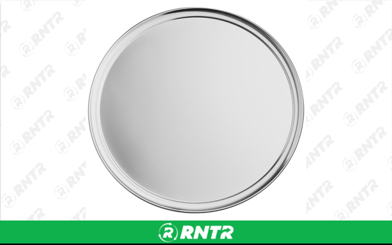Generic 20 Round Silver Tray – For rent in Hiram, Georgia – Unlimited Party Rental | RNTR.com – Image 1 of 1