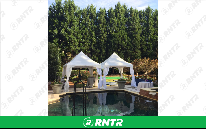 Generic 20' x 20' Frame Tent - High Peak – For rent in Hiram, Georgia – Unlimited Party Rental | RNTR.com – Image 1 of 1