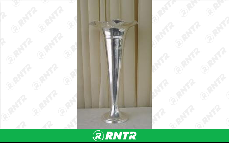 Generic 24 Gold Fluted Trumpet Vase – For rent in Hiram, Georgia – Unlimited Party Rental | RNTR.com – Image 1 of 1