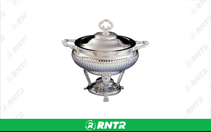 Generic 3 Quart Silver Chafer - Round – For rent in Hiram, Georgia – Unlimited Party Rental | RNTR.com – Image 1 of 1