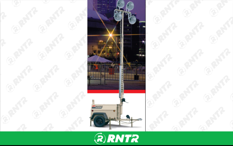 Generic 30' LIGHT TOWER ON TRAILER W/4-1000 WATT – For rent in johnson-city, tennessee – East Tennessee Rent-Alls | RNTR.com – Image 1
