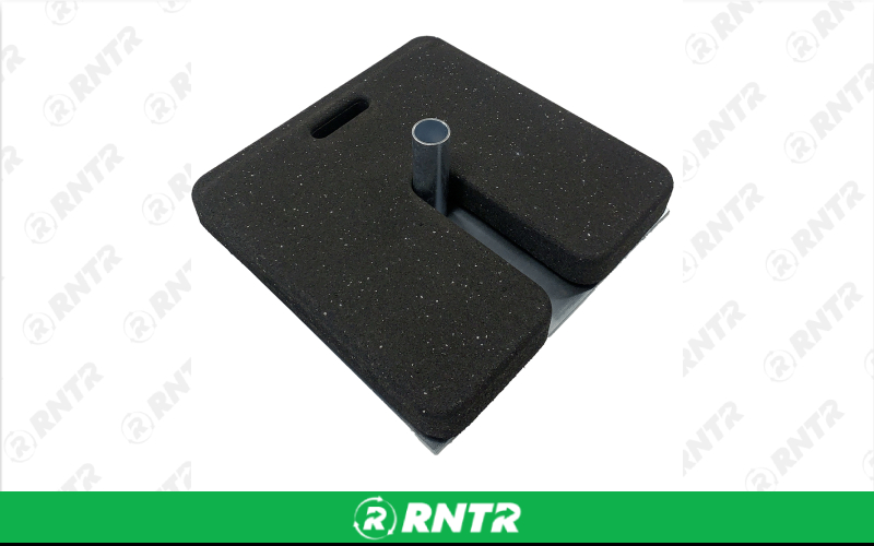 Generic 30lb Rubber Base Weight (use with Pipe and Drape 10' or Higher) – For rent in Hiram, Georgia – Unlimited Party Rental | RNTR.com – Image 1 of 1