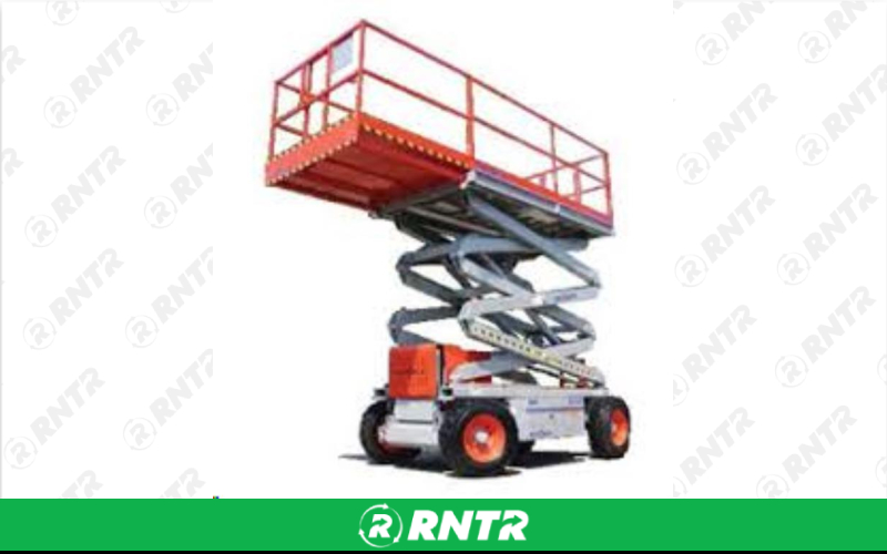 Generic 32' ROUGH TERRAIN SCISSOR LIFT – For rent in johnson-city, tennessee – East Tennessee Rent-Alls | RNTR.com – Image 1