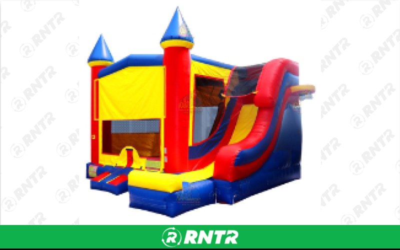 Generic 4-n-1 Primary Moonwalk/Slide Combo – For rent in hiram, georgia – Unlimited Party Rental | RNTR.com – Image 1