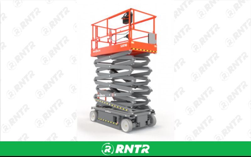 Generic 40' ELECTRIC SCISSOR LIFT SOLID TIRES – For rent in johnson-city, tennessee – East Tennessee Rent-Alls | RNTR.com – Image 1