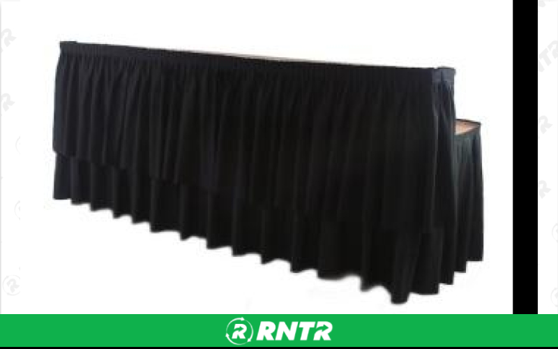 Generic 6' Bar Top Table Package - Including Bar Skirt & Linen – For rent in Hiram, Georgia – Unlimited Party Rental | RNTR.com – Image 1 of 1