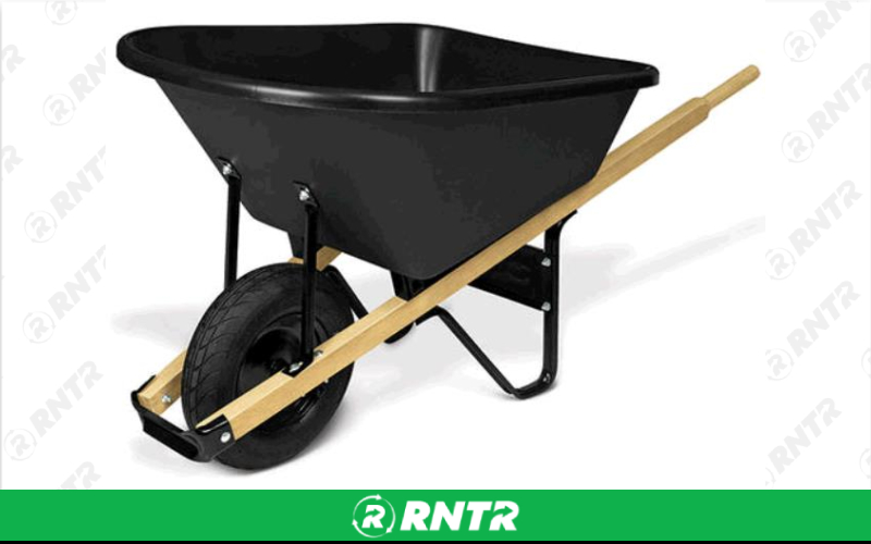 Generic 6 CU. FT. CONTRACTOR'S WHEELBARROW – For rent in johnson-city, tennessee – East Tennessee Rent-Alls | RNTR.com – Image 1