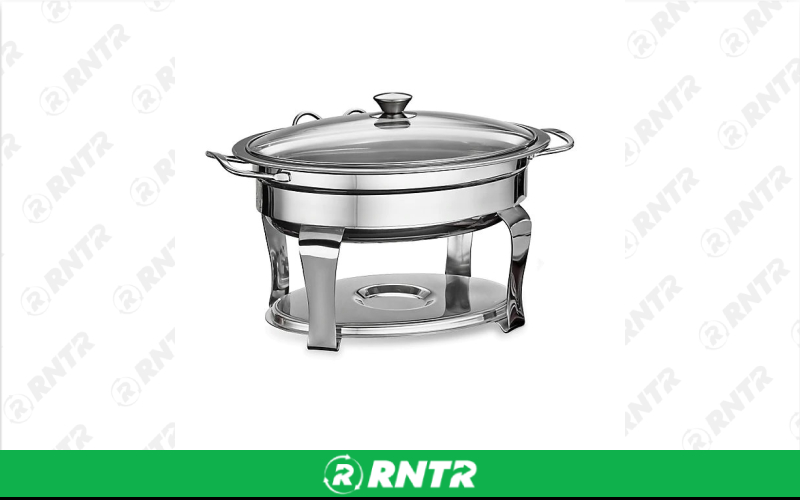 Generic 6 Quart Chrome Chafer - Oval – For rent in Hiram, Georgia – Unlimited Party Rental | RNTR.com – Image 1 of 1
