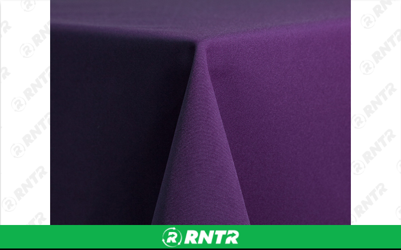 Generic 60 x 60 Square Tablecloth - Eggplant – For rent in Hiram, Georgia – Unlimited Party Rental | RNTR.com – Image 1 of 1