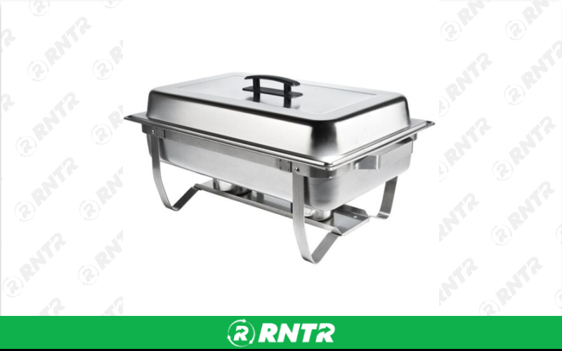Generic 8 Quart Chrome Chafer – For rent in Hiram, Georgia – Unlimited Party Rental | RNTR.com – Image 1 of 1