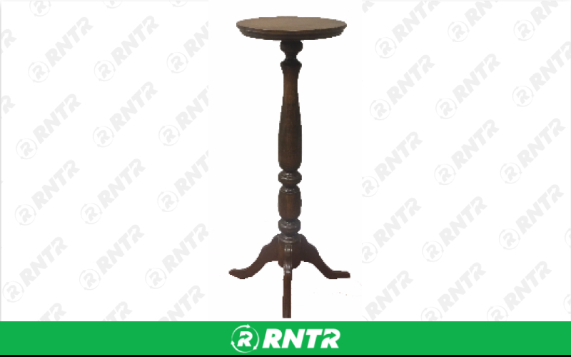 Generic Antique Pedestal Table - 36 Tall – For rent in Hiram, Georgia – Unlimited Party Rental | RNTR.com – Image 1 of 1