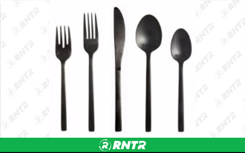 Generic Arezzo Black Dinner Knife – For rent in Hiram, Georgia – Unlimited Party Rental | RNTR.com – Image 1 of 1