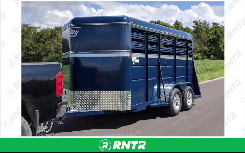Generic CATTLE TRAILER 14′ x 6’8″ x 6’6″ – For rent in Johnson City, Tennessee – East Tennessee Rent-Alls | RNTR.com – Image 2 of 3
