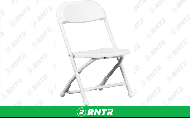 Generic Children's Folding Chair - White – For rent in Hiram, Georgia – Unlimited Party Rental | RNTR.com – Image 1 of 1