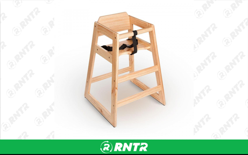 Generic Children's High Chair - Natural Wood – For rent in Hiram, Georgia – Unlimited Party Rental | RNTR.com – Image 1 of 1