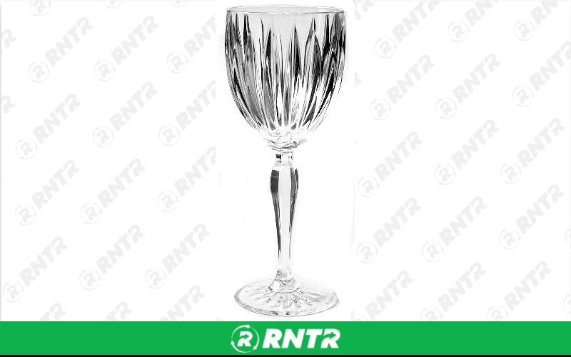 Generic Cut Crystal Wine Glass 8.5 oz – For rent in Hiram, Georgia – Unlimited Party Rental | RNTR.com – Image 1 of 1