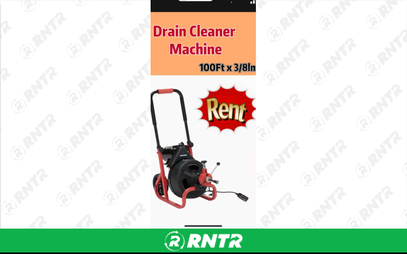 Drain Cleaner Machine 100Ft x 3/8ln Drain Cleaner Machine 100Ft x 3/8ln – For rent in Wilmington, North Carolina – quickrent equipment llc | RNTR.com – Image 2 of 2