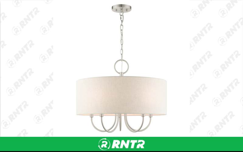 Generic Drum Chandelier - 5 Light Rhinestone – For rent in Hiram, Georgia – Unlimited Party Rental | RNTR.com – Image 1 of 1