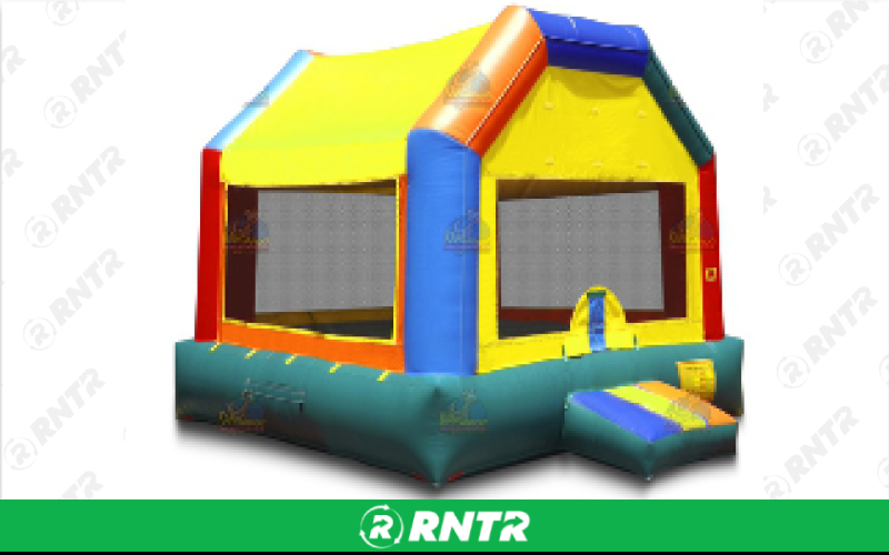 Generic Fun House Moonwalk 13' x 13' - Multicolor – For rent in hiram, georgia – Unlimited Party Rental | RNTR.com – Image 1