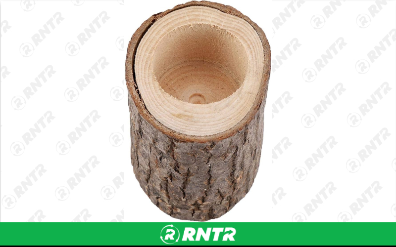 Generic Log Candle Holder - 14 Tall - Holds Pillar or Votive – For rent in Hiram, Georgia – Unlimited Party Rental | RNTR.com – Image 1