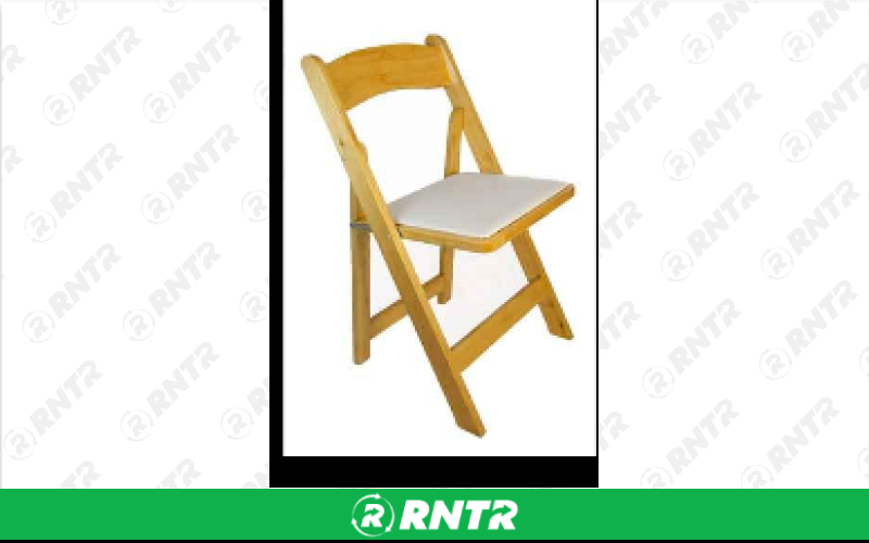 Generic Natural Padded Chair – For rent in Hiram, Georgia – Unlimited Party Rental | RNTR.com – Image 1 of 1
