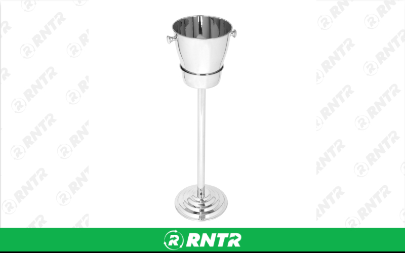 Generic Silver Ice Bucket w/ Stand – For rent in Hiram, Georgia – Unlimited Party Rental | RNTR.com – Image 1 of 1