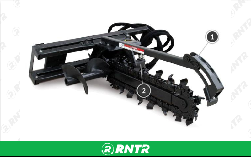 Generic TRENCHER ATTACHMENT FOR MT100/S70 – For rent in johnson-city, tennessee – East Tennessee Rent-Alls | RNTR.com – Image 1