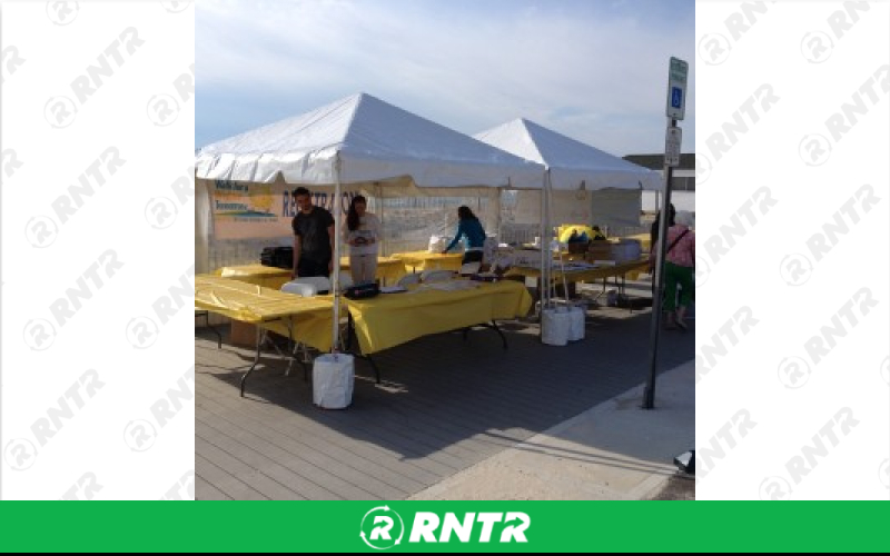 Generic 10x10 Frame Tent – For rent in Howell, New Jersey – Mr. Happy Party Rentals | RNTR.com – Image 3 of 3