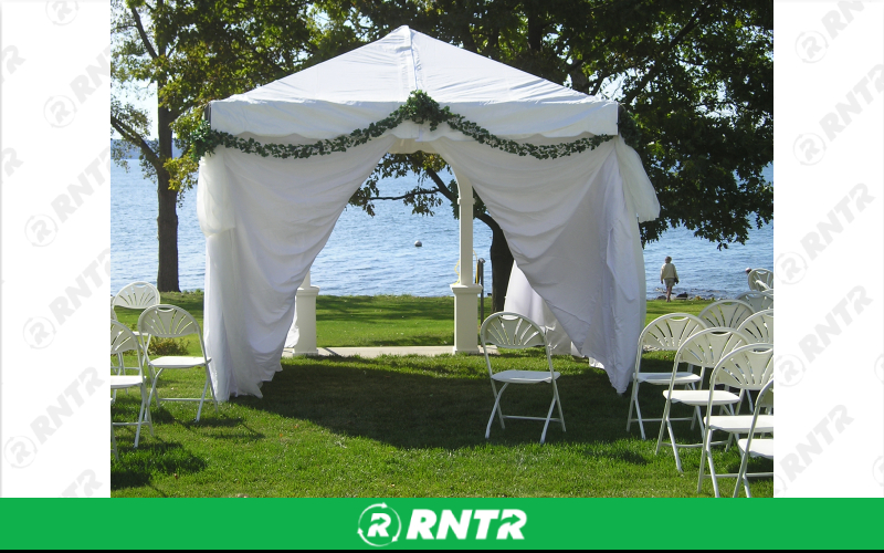 Generic 10'x10' Frame tent – For rent in Seneca Falls, New York – Upstate Party Rental inc | RNTR.com – Image 2 of 2