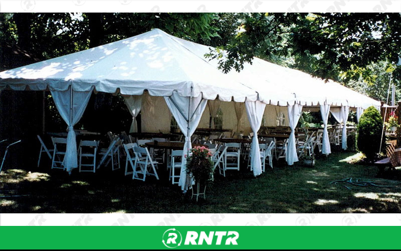 Generic 120 Guest Frame Tent Package – For rent in howell, new-jersey – Mr. Happy Party Rentals | RNTR.com – Image 1