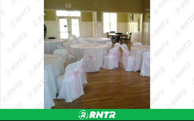 Ohio Tent and Party Rental  120 White Round tablecloth – For rent in Lorain, Ohio – Ohio Tent and Party Rental llc  | RNTR.com – Image 2 of 2