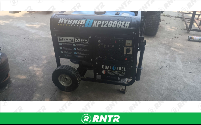 Duromax XP12000EH 12000 Peak.Watts Generator Dual Fuel – For rent in Denton, North Carolina – Denton Turf | RNTR.com – Image 3 of 3