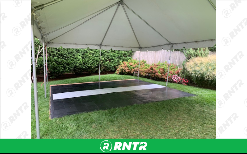 Generic 12'x12' Dance Floor -  up to 30 guests – For rent in howell, new-jersey – Mr. Happy Party Rentals | RNTR.com – Image 1