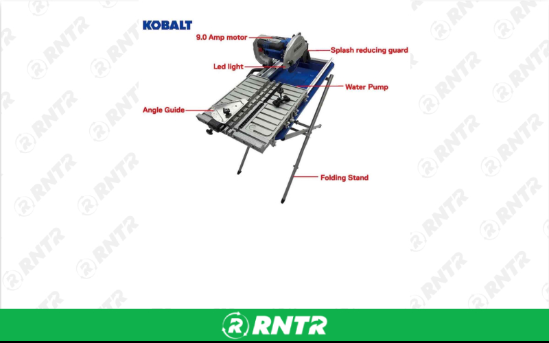kobalt 12" capacity sliding table tile saw – For rent in El Granada, California – Mullins Construction | RNTR.com – Image 2 of 2