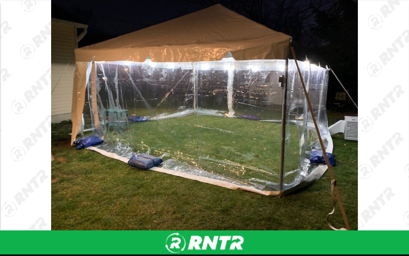 Generic 15x15 Heated Frame Tent Package – For rent in Howell, New Jersey – Mr. Happy Party Rentals | RNTR.com – Image 2 of 2