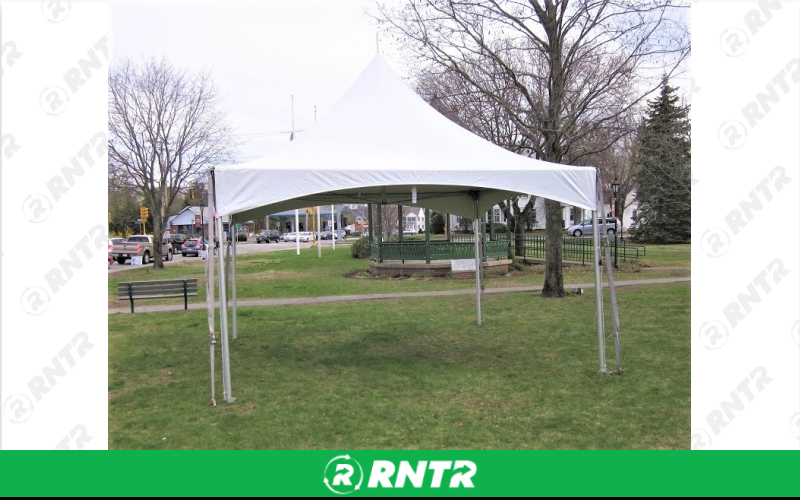 Generic 15x15 High Peak Frame Tent – For rent in howell, new-jersey – Mr. Happy Party Rentals | RNTR.com – Image 1