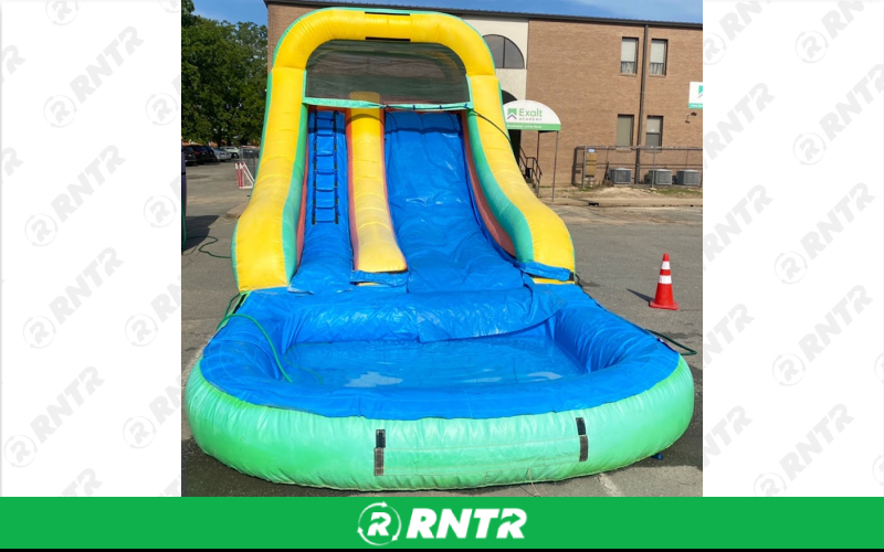 Generic 15ft Tropical Waterslide – For rent in Little Rock, Arkansas – Mr Calvins Bouncers | RNTR.com – Image 2 of 2