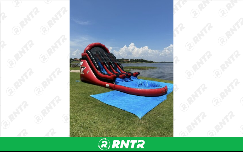 Generic 17ft Double Lane Pirate Slide – For rent in orlando, florida – King of Bounce | RNTR.com – Image 1