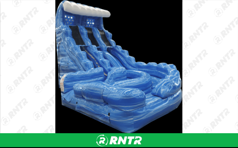 HEC 18' DBL Lane Tsunami Slide – For rent in orlando, florida – King of Bounce | RNTR.com – Image 1