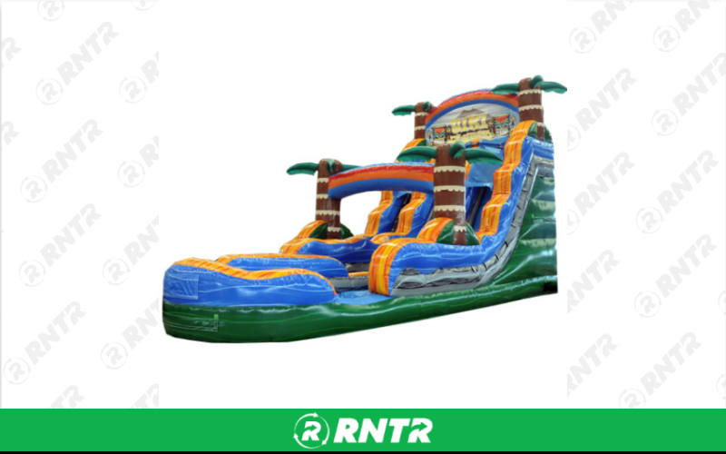 HEC 18' Tiki Plunge – For rent in orlando, florida – King of Bounce | RNTR.com – Image 1