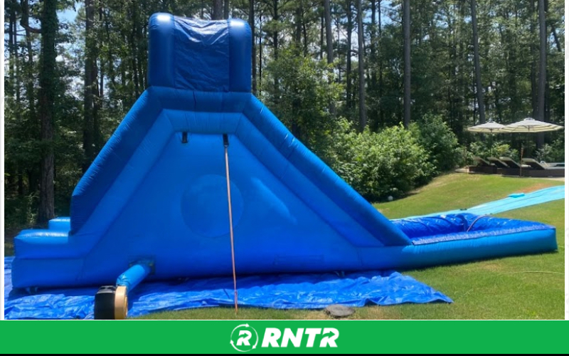 Generic 18ft waterslide – For rent in little-rock, arkansas – Mr Calvins Bouncers | RNTR.com – Image 1